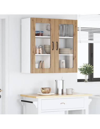 Pensile cucina Rovere artigianale 80 x 31 x 80 cm