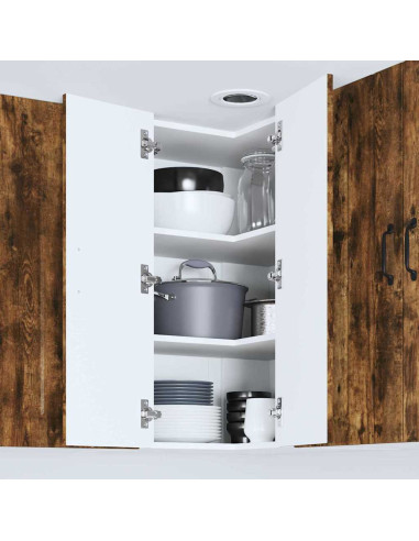 Pensile cucina Rovere fumé 57 x 57 x 80 cm Legno multistrato