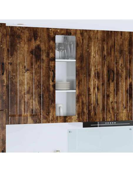 Pensile cucina Rovere fumé 40 x 31 x 100 cm Legno multistrato