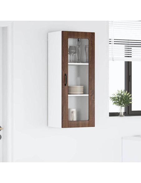 Pensile cucina con lo scaffale Rovere Marrone 40 x 31 x 100 cm