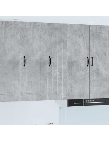 Pensile cucina con lo scaffale Grigio cemento 30 x 31 x 100 cm