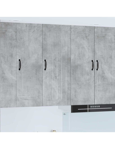 Pensile cucina con lo scaffale Grigio cemento 40 x 31 x 100 cm