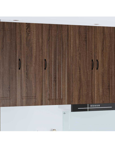 Pensile cucina con lo scaffale Rovere Marrone 40 x 31 x 100 cm