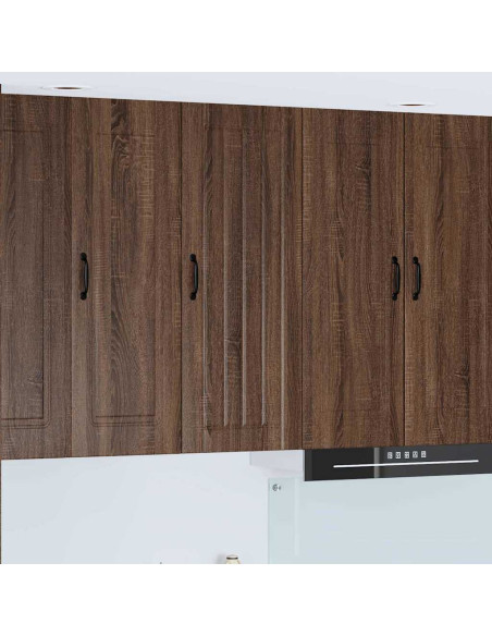 Pensile cucina con lo scaffale Rovere Marrone 40 x 31 x 100 cm