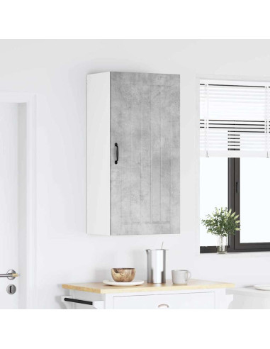 Pensile cucina con lo scaffale Grigio cemento 50 x 31 x 100 cm