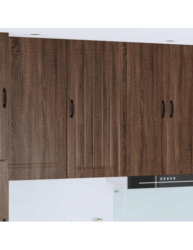 Pensile cucina con lo scaffale Rovere Marrone 50 x 31 x 100 cm