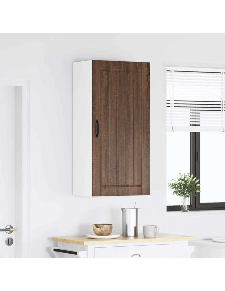 Pensile cucina con lo scaffale Rovere Marrone 50 x 31 x 100 cm