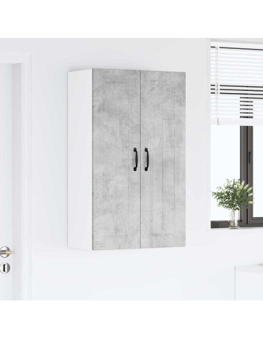 Pensile cucina con lo scaffale Grigio cemento 60 x 31 x 100 cm