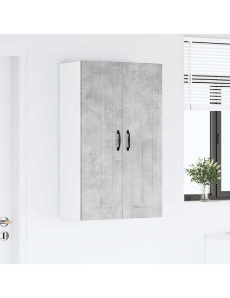 Pensile cucina con lo scaffale Grigio cemento 60 x 31 x 100 cm