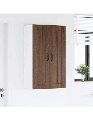 Pensile cucina con lo scaffale Rovere Marrone 60 x 31 x 100 cm