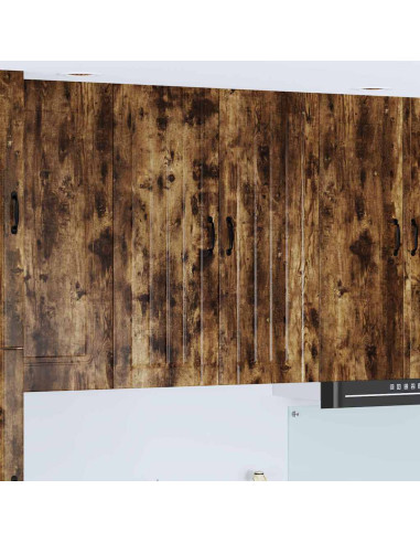 Pensile cucina Rovere fumé 80 x 31 x 100 cm Legno multistrato