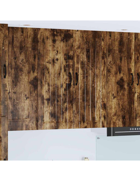 Pensile cucina Rovere fumé 80 x 31 x 100 cm Legno multistrato