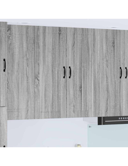 Pensile cucina Grigio Sonoma 80 x 31 x 100 cm Legno multistrato