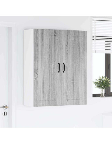 Pensile cucina Grigio Sonoma 80 x 31 x 100 cm Legno multistrato