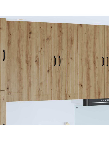 Pensile cucina Rovere artigianale 80 x 31 x 100 cm