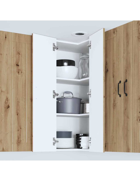 Pensile cucina Rovere artigianale 57 x 57 x 100 cm