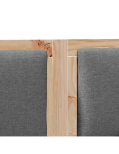 Testiera Altro Marrone 200 cm Legno di pino massello