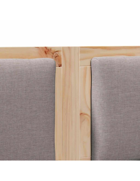 Testiera Altro Marrone 200 cm Legno di pino massello