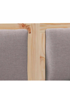 Testiera Altro Marrone 180 cm Legno di pino massello 2