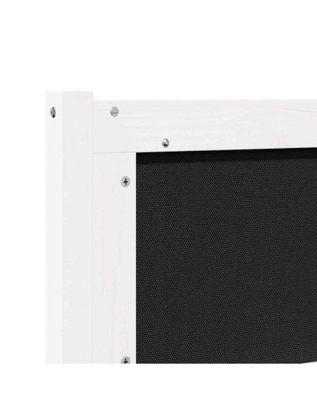 Testiera Altro Bianco 180 cm Legno di pino massello