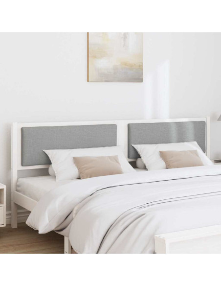 Testiera Altro Bianco 180 cm Legno di pino massello