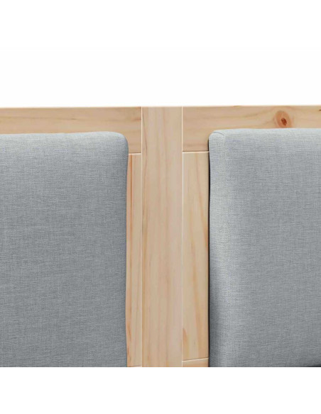 Testiera Altro Marrone 140 cm Legno di pino massello