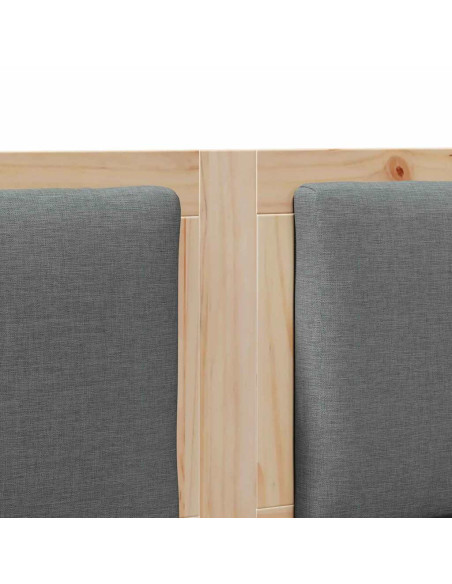 Testiera Altro Marrone 140 cm Legno di pino massello