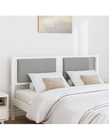 Testiera Altro Bianco 140 cm Legno di pino massello