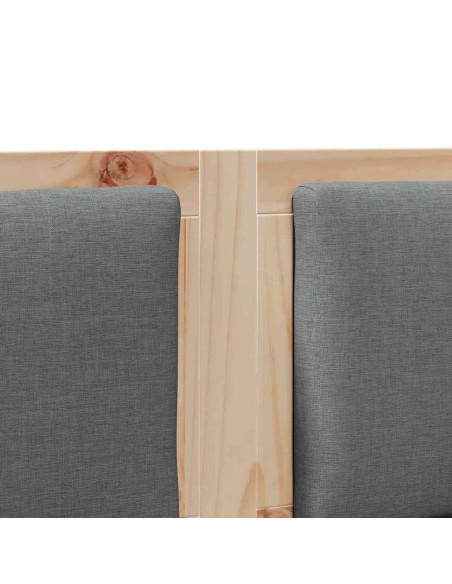 Testiera Altro Marrone 135 cm Legno di pino massello