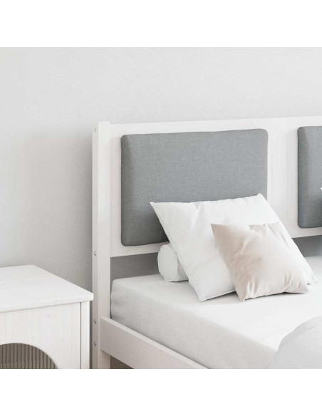 Testiera Altro Bianco 135 cm Legno di pino massello