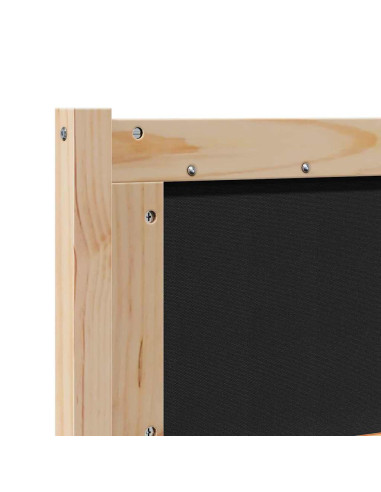 Testiera Altro Marrone 120 cm Legno di pino massello