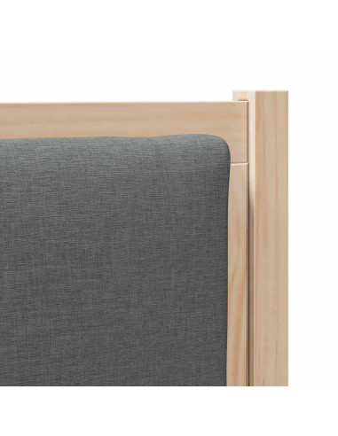 Testiera Altro Marrone 90 cm Legno di pino massello