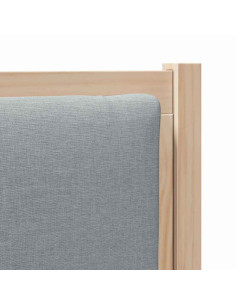 Testiera Altro Marrone 75 cm Legno di pino massello 2