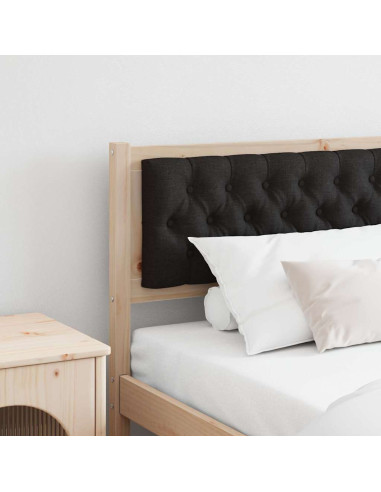 Testiera Altro Marrone e nero 200 cm Legno di pino massello