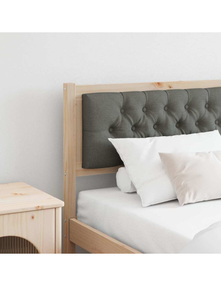 Testiera marrone e grigio scuro 180 cm Legno di pino massello