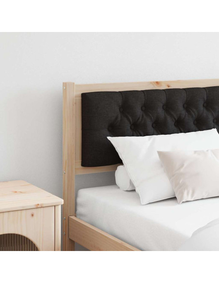 Testiera Altro Marrone e nero 160 cm Legno di pino massello