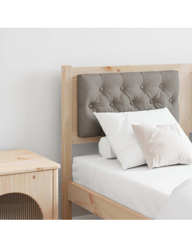 Testiera Altro Marrone e taupe 140 cm Legno di pino massello