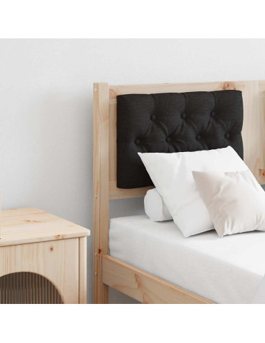 Testiera Altro Marrone e nero 135 cm Legno di pino massello