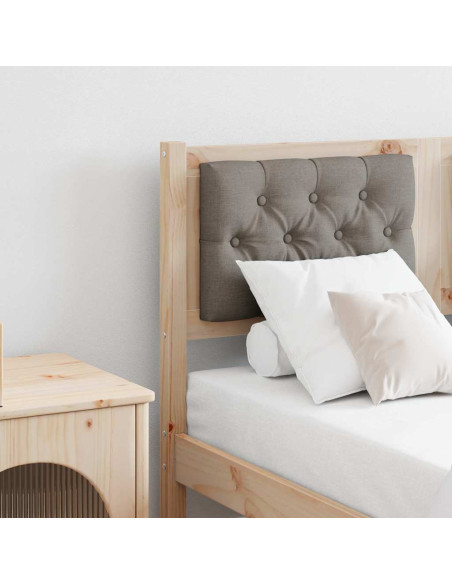 Testiera Altro Marrone e taupe 135 cm Legno di pino massello