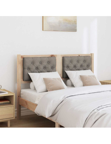 Testiera Altro Marrone e taupe 120 cm Legno di pino massello