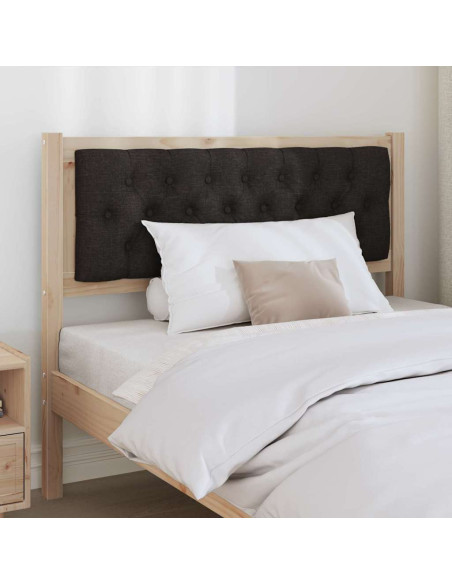 Testiera Altro Marrone e nero 100 cm Legno di pino massello