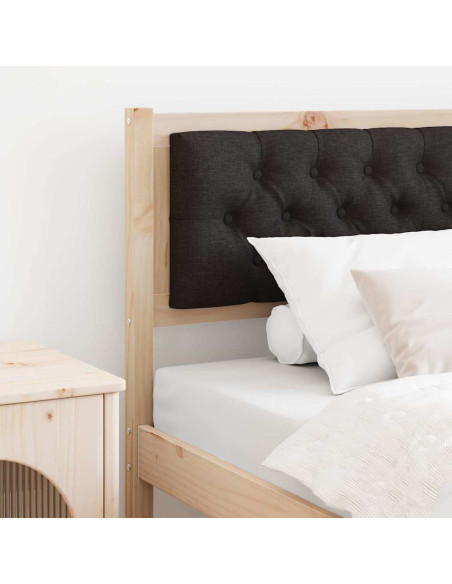 Testiera Altro Marrone e nero 90 cm Legno di pino massello