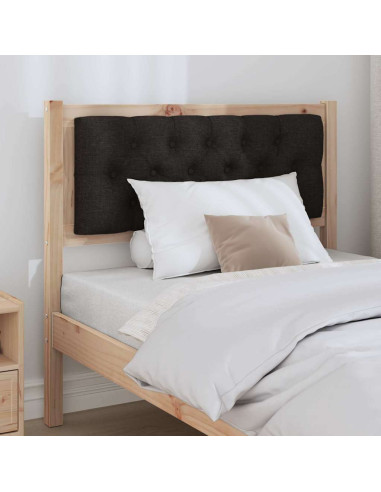 Testiera Altro Marrone e nero 90 cm Legno di pino massello