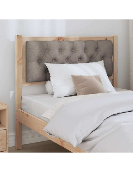 Testiera Altro Marrone e taupe 90 cm Legno di pino massello