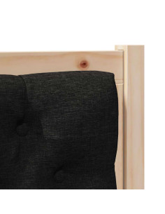 Testiera Altro Marrone e nero 80 cm Legno di pino massello 2