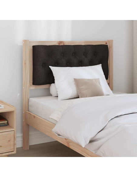 Testiera Altro Marrone e nero 80 cm Legno di pino massello