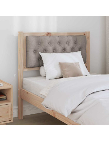 Testiera Altro Marrone e taupe 80 cm Legno di pino massello