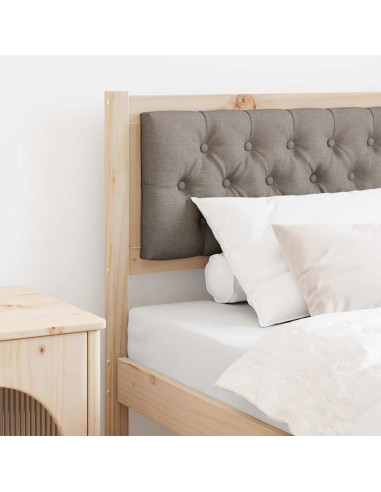 Testiera Altro Marrone e taupe 75 cm Legno di pino massello