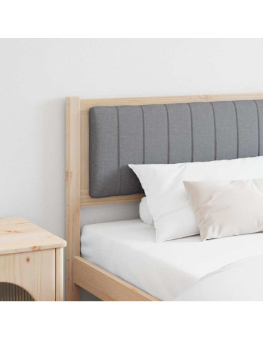 Testiera imbottita con testiera Marrone 200 cm Pino massello