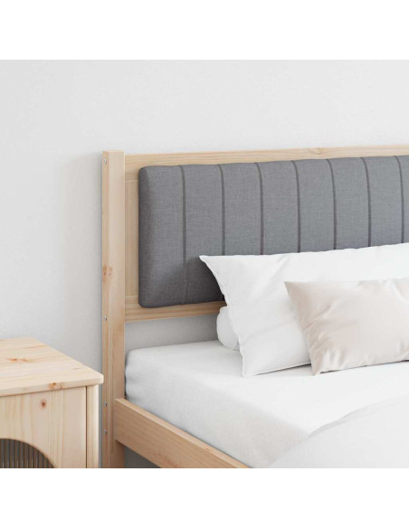 Testiera imbottita con testiera Marrone 200 cm Pino massello